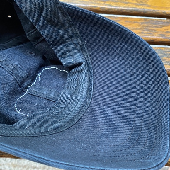 John Deere Black Vintage faded Hat adjustable back strap cap - Picture 14 of 14